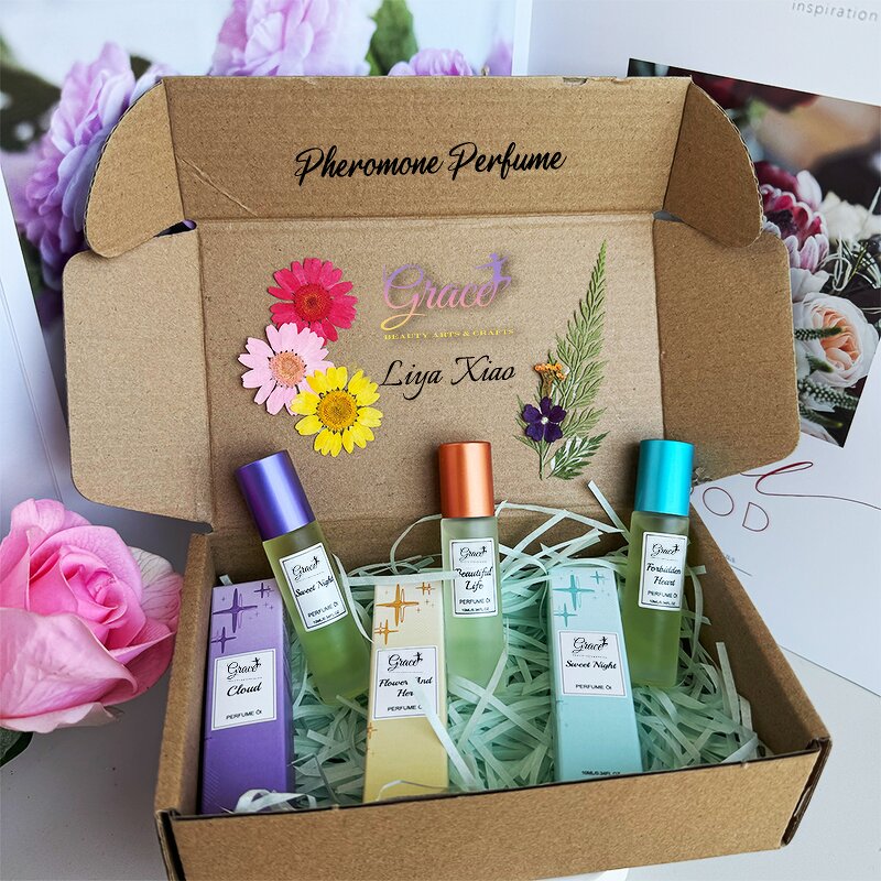 Roll-on Pheromone Perfume Oil - Manufacturer - Private Label Rose Pear Floral Fruity 10ml Ball Roller