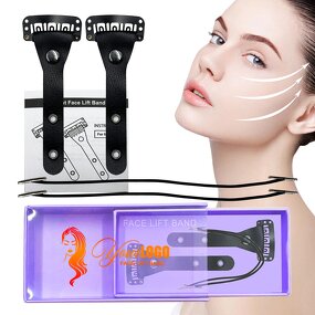 Instant Face Lift Band - Manufacturer - New Beauty Thin Elastic Stretching PU Leather Reusable