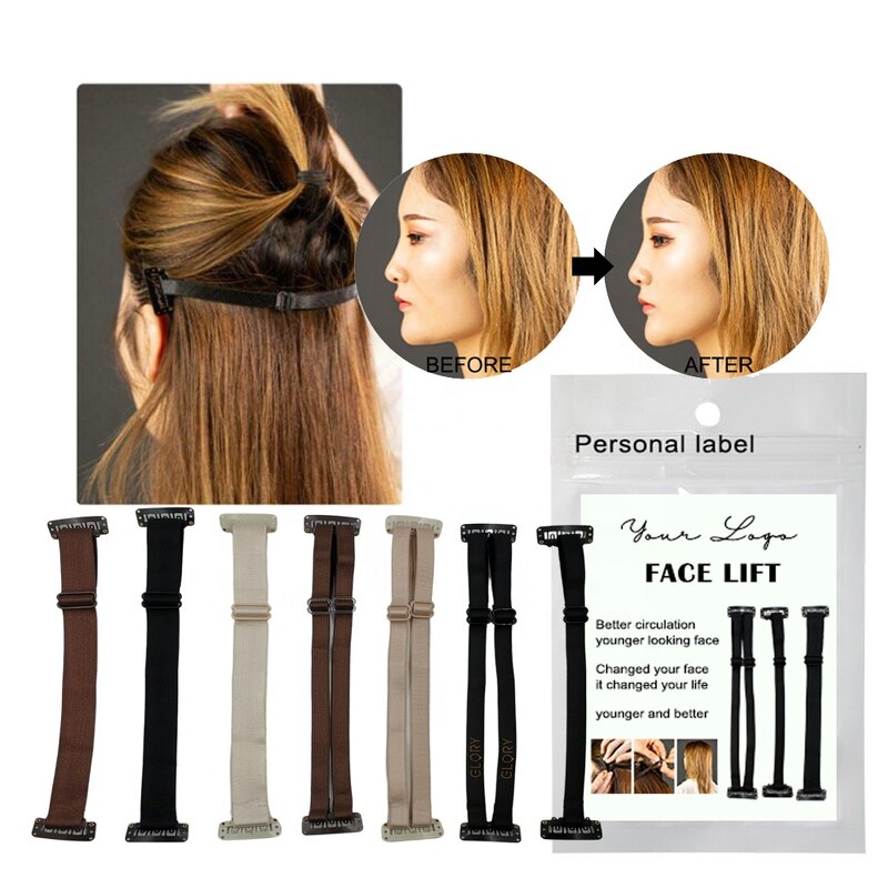 Face Lift Band - Manufacturer - Private Label Black Brown White Invisible Eyes Wrinkle Lifting