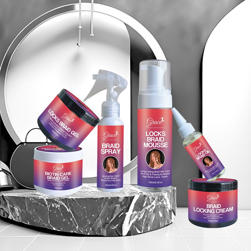 Braid Gel Edge Control - Manufacturer - Extreme Hold Anti-Frizz Shine Hair Braiding Locs Growth Oil