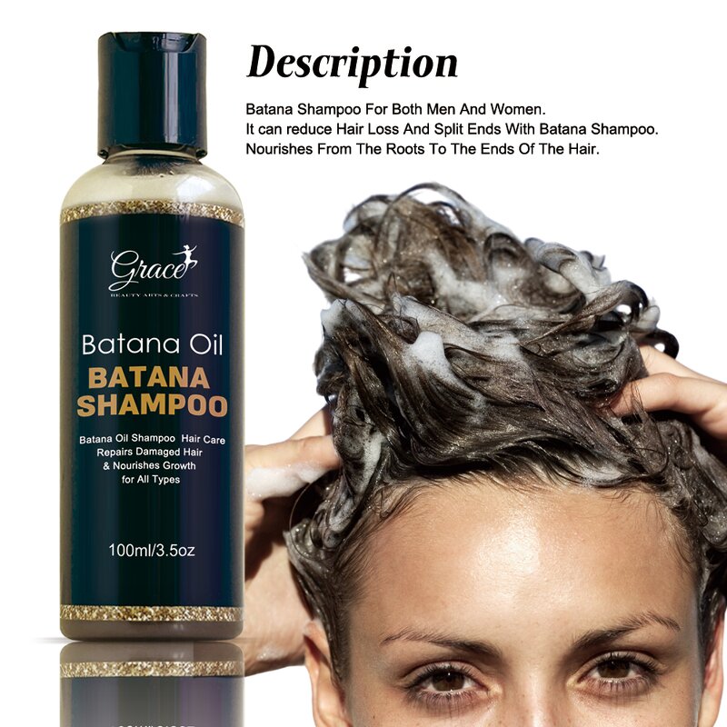 Batana Hair Care Set - Manufacturer - Custom Logo Anti Hair Loss Shampoo Conditioner Spray Oil Butter