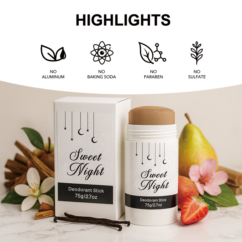 Body Fragrance Deodorant Balm - Manufacturer - Custom 75g Fruity Jasmine Floral Odor Control Stick