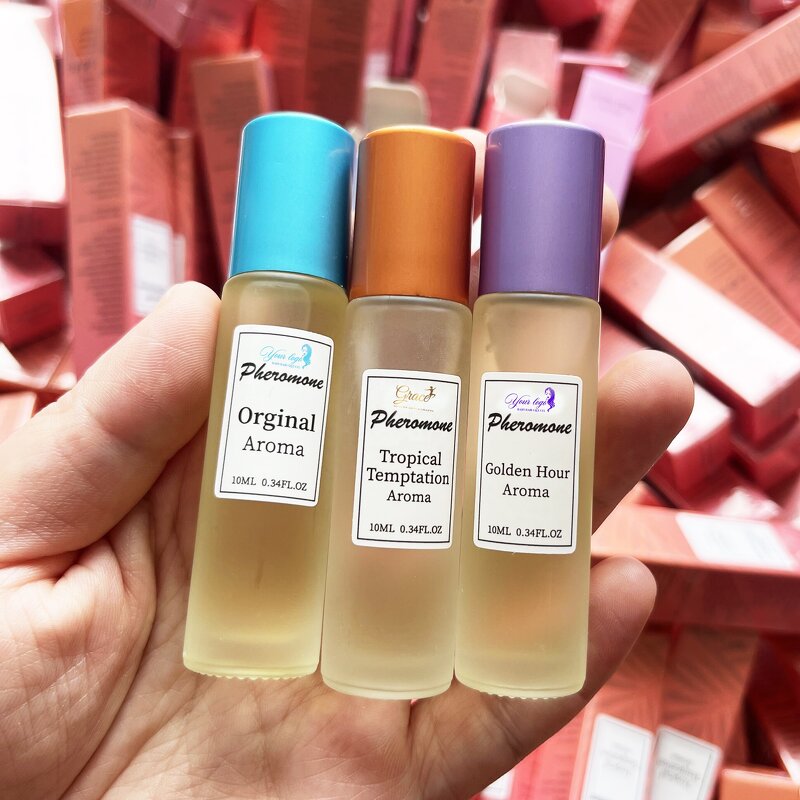 Roll-On Pheromone Perfume - Manufacturer - Women's Jasmine Long-Lasting Original Fragrance Oil
