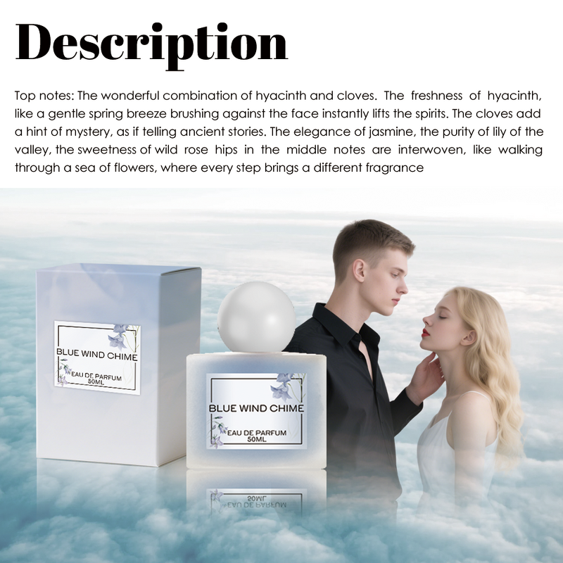 Unisex Pheromone Perfume Spray - Manufacturer - Custom 50ml Alcohol Floral Bluebell Jasmine Amber