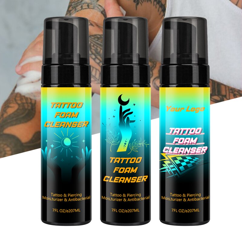 Tattoo Wash Soap - Manufacturer - Private Label Aftercare Foam Cleanser for Tattoos