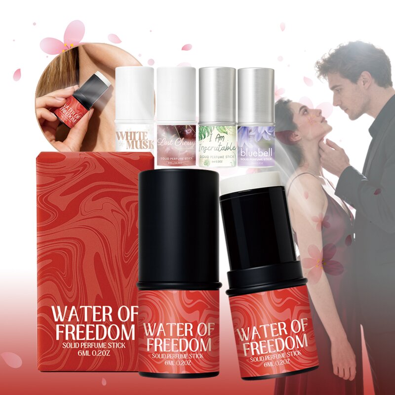 Solid Perfume Stick - Manufacturer - Custom 6g Bluebell Cherry Amber Musk Floral Fragrance Parfum