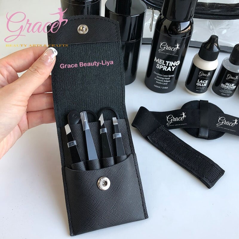 Lace Wig Install Kit - Manufacturer - New Arrival Custom Logo Glue Remover Wax Stick Mousse Spray