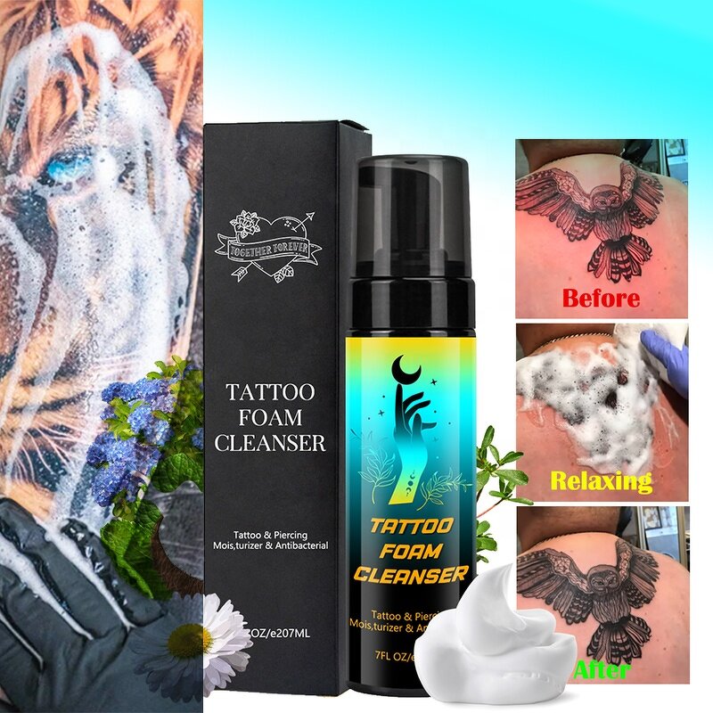 Tattoo Foam Cleanser - Manufacturer - Custom Logo Deep Cleansing Brightening Vegan Aftercare