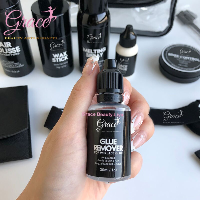 Wig Lace Glue Install Kit - Manufacturer - Private Label Glue Remover Wax Stick Mousse Melting Spray