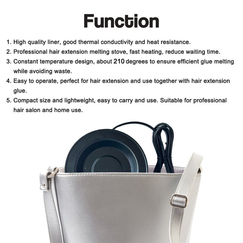 Keratin Glue Melt Hot Pot - Manufacturer - Professional 80W Constant Temperature Hair Extensions