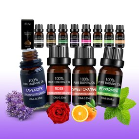 Massage Essential Oil - Manufacturer - Hot Custom 10ml Lemon Lavender Mint Orange Natural Pure