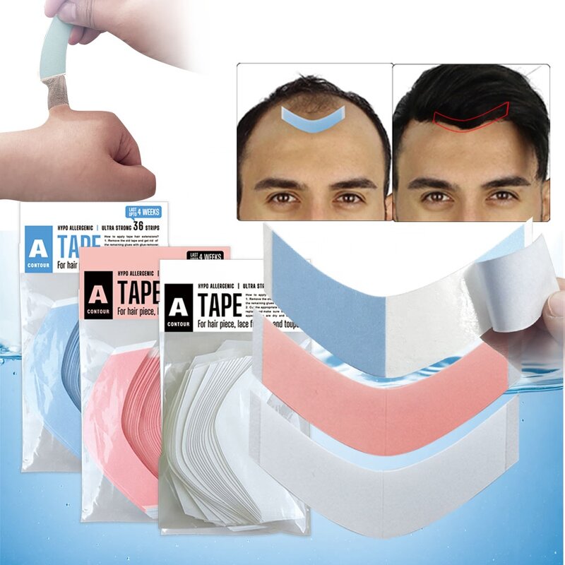 Lace Front Wig Tape - Manufacturer - 36 PCS Double Sided Strong Adhesive Waterproof Tape