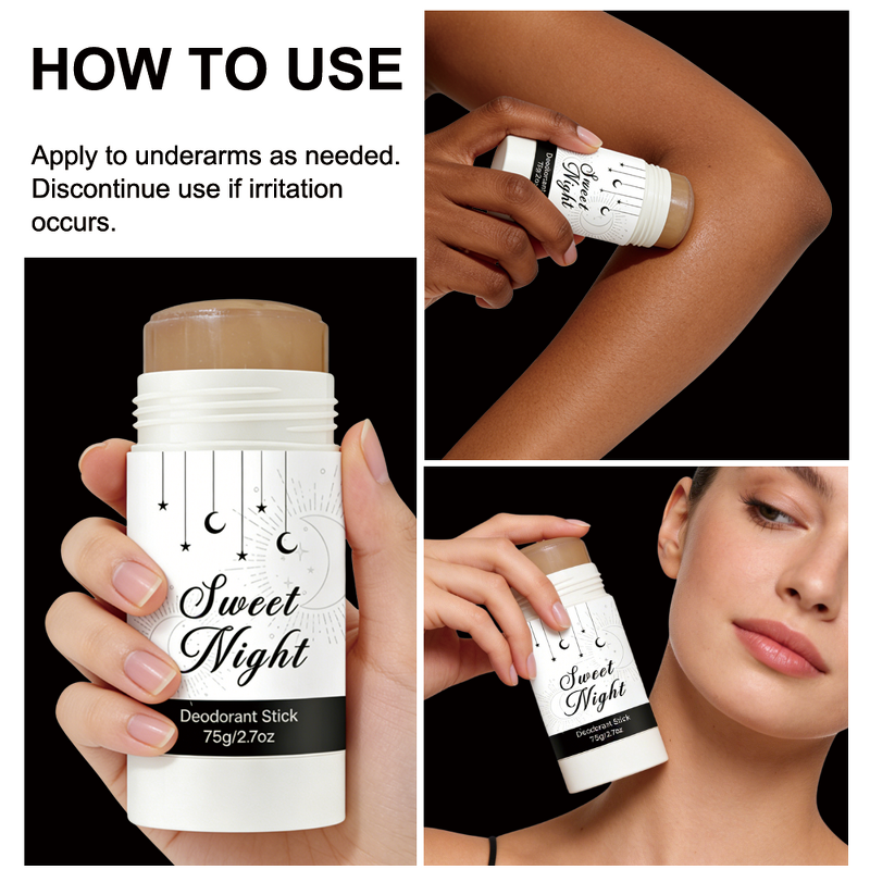 Body Fragrance Deodorant Balm - Manufacturer - Custom 75g Fruity Jasmine Floral Odor Control Stick