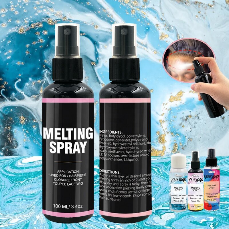 Lace Melting Spray - Manufacturer - Private Label Strong Hold Quick Dry Invisible Finishing Hair Spray