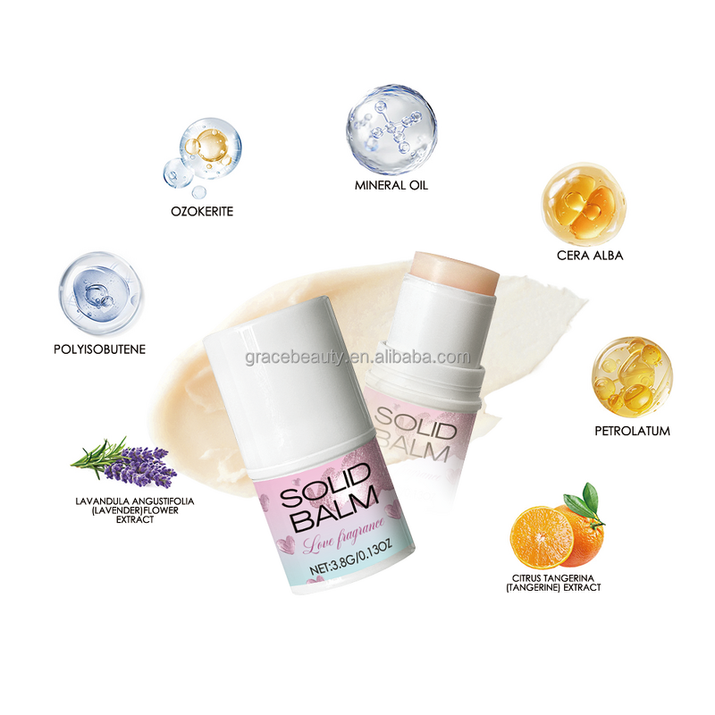 Solid Perfume Balm - Manufacturer - Trendy Compact Personal Lavenda Vanilla Solid Fragrance