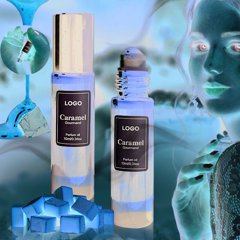 Roll-on Pheromone Perfume Oil - Manufacturer - Custom Logo Caramel Vanilla Sea Salt Chocolate 10ml