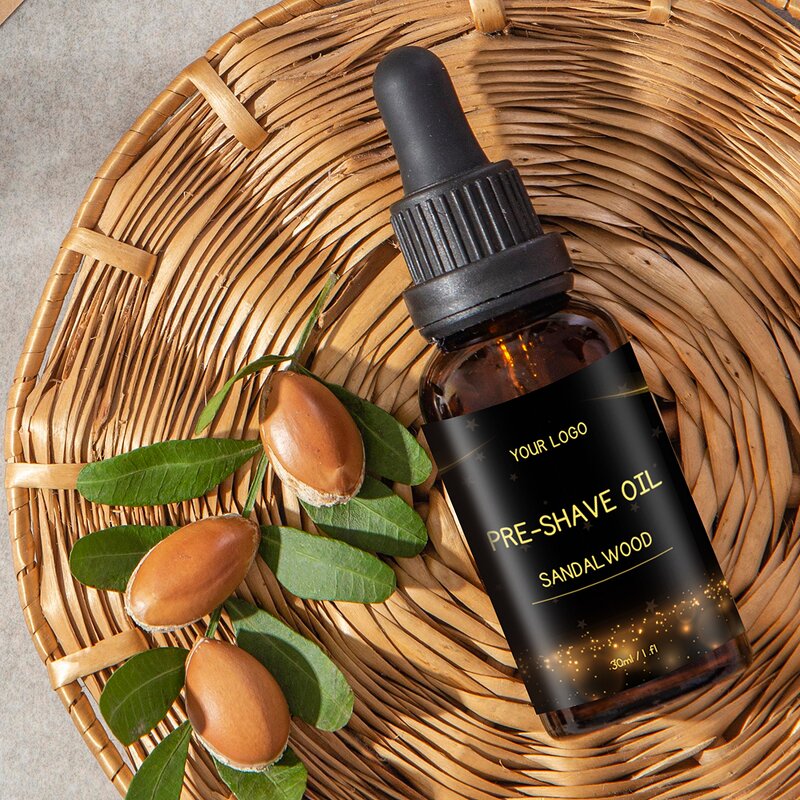 Sandalwood Beard Oil - Manufacturer - 30ml Organic Pre Shave Oil Shaving Smooth Irritation-Free