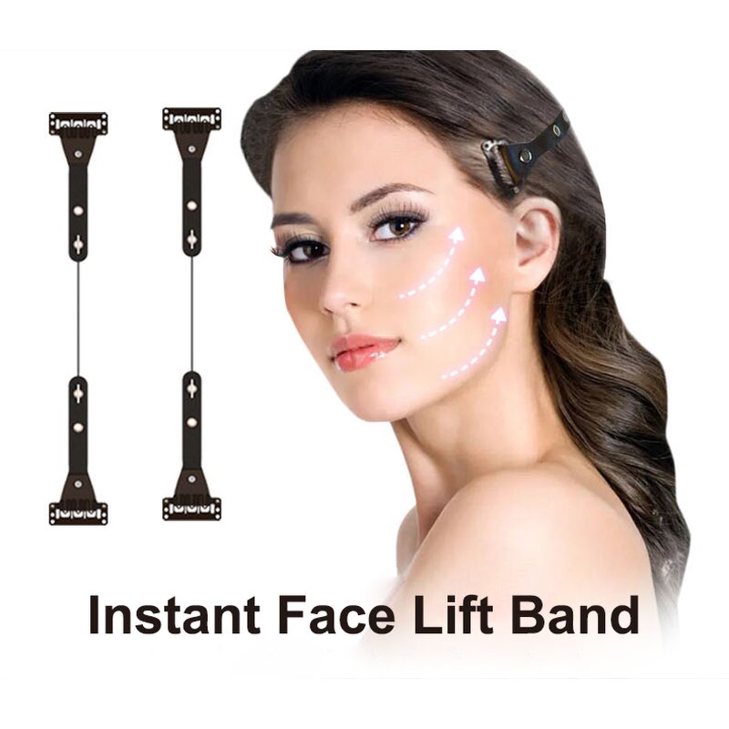 Instant Face Lift Band - Manufacturer - New Beauty Thin Elastic Stretching PU Leather Reusable