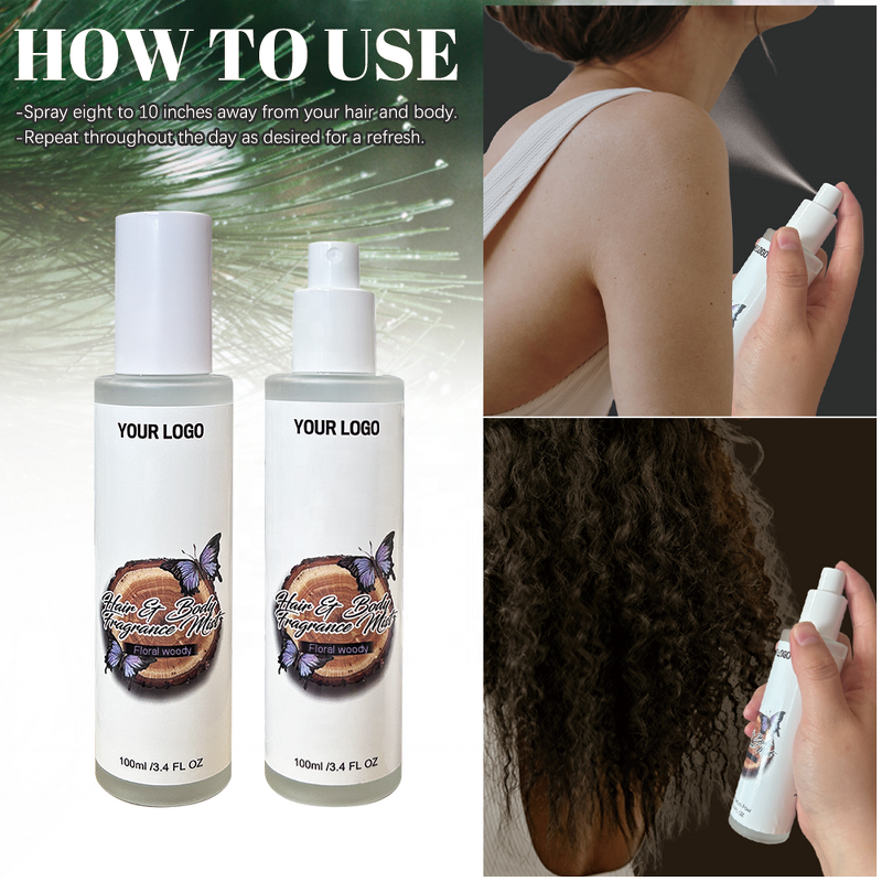Hair Body Mist Spray - Manufacturer - New Trend Cypress Juniper Sandalwood Woody Aroma Fragrance