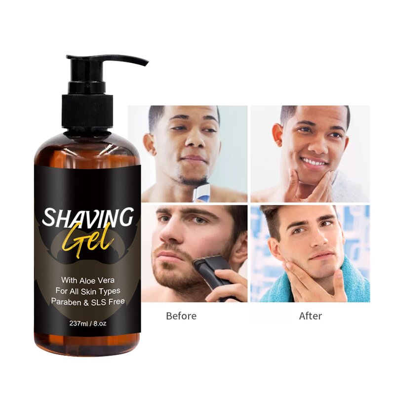 Beard Shaving Gel - Manufacturer - Wholesale Pre-Shave Beard Grooming Gel for Men