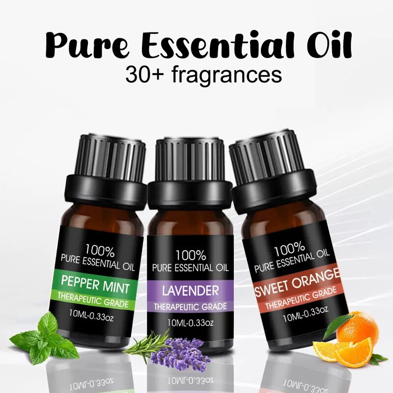 Massage Essential Oil - Manufacturer - New Custom Packaging 10ml Natural Pure Essential Oil