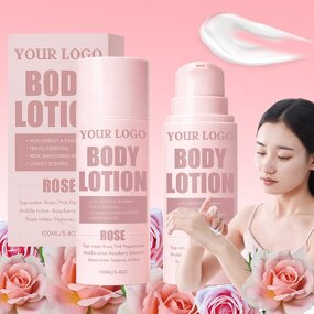 Rose Perfumed Body Lotion - Manufacturer - Private Label 100ml Long Lasting Refreshing Nourishing