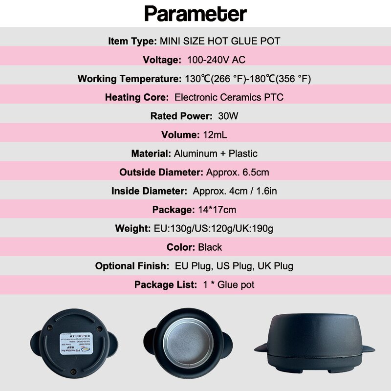 Mini Keratin Glue Pot - Manufacturer - Wholesale 30W Electric Melting Beads Pan Warmer Hair Extension