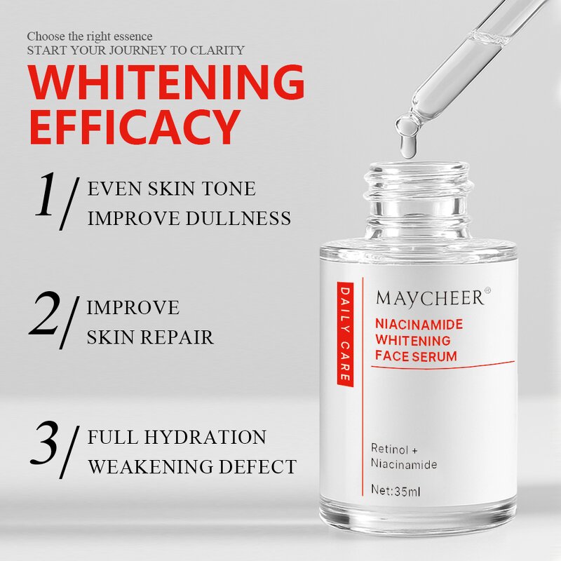 Face Essence Manufacturer - Maycheer 35ml Organic Glycerin Niacinamide Whitening