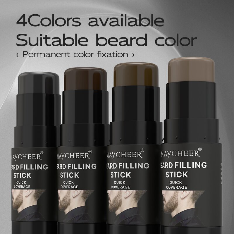 Beard Filler Stick Manufacturer - Maycheer 4 Color Natural Long Lasting for Man