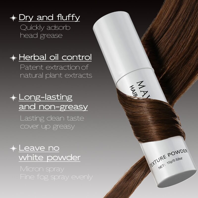 Hair Powder Manufacturer - Maycheer Styling Volume 15g for Soft Fluffy Root Lifting
