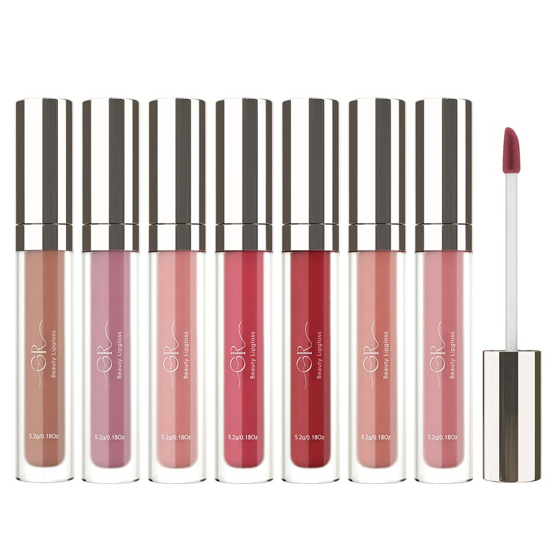 Lip Gloss Manufacturer - GR Hot Sale Wholesale 7 Color Waterproof Vegan Matte