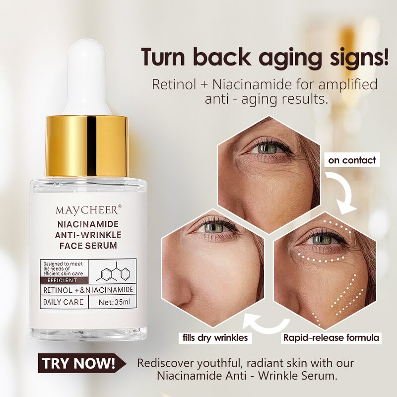 Face Essence Manufacturer - Maycheer 35ml Organic Glycerin Anti-aging Anti-wrinkle