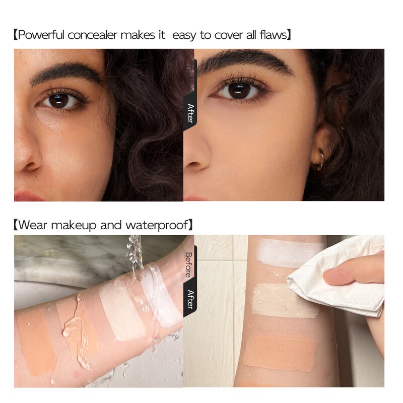 Concealer Manufacturer - Maycheer 4 Color Natural Organic Matte Full Coverage Vegan