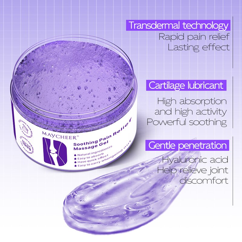 Massage Gel Manufacturer - Maycheer 100g Soothing Pain Relief Gentle Instant