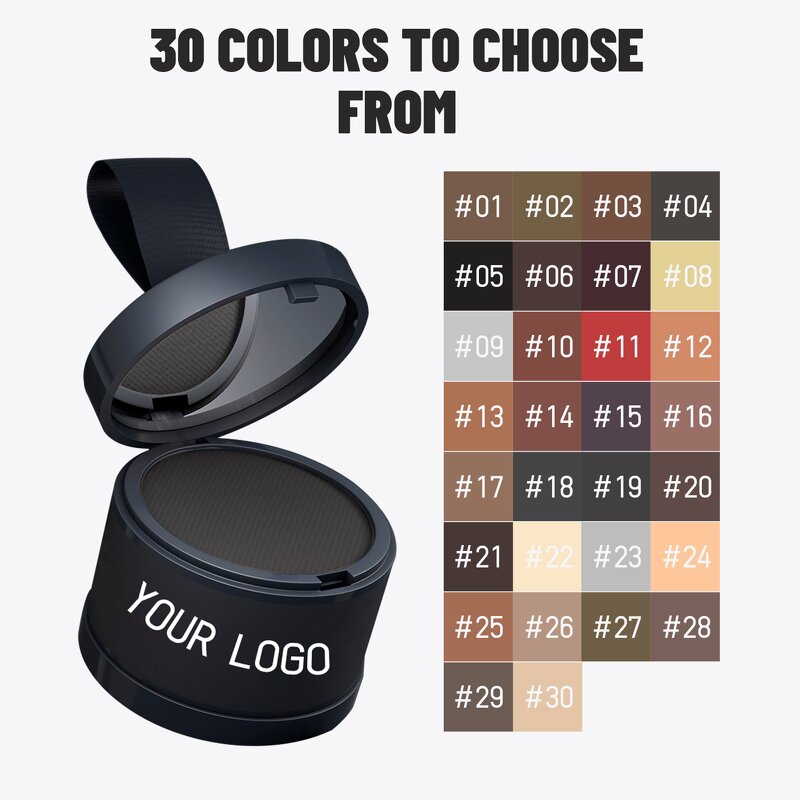 Hairline Powder Manufacturer - Customized 30 Color Root Touch up Hair Loss Concealer
