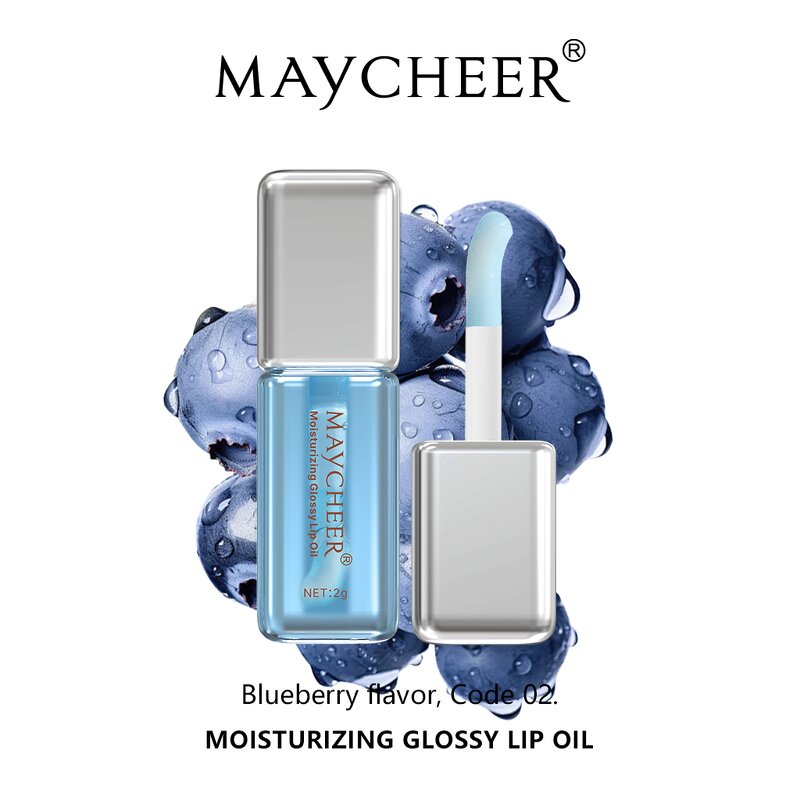 Lip Oil Manufacturer - Maycheer Popular Glow Clear 3 Color Fruit Tint Changing
