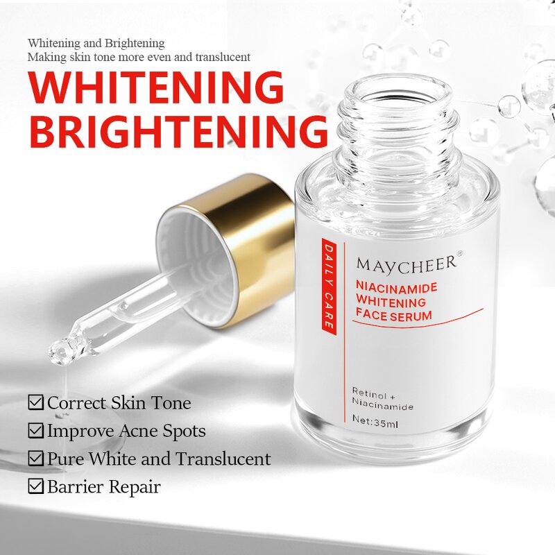 Face Essence Manufacturer - Maycheer 35ml Organic Glycerin Niacinamide Whitening