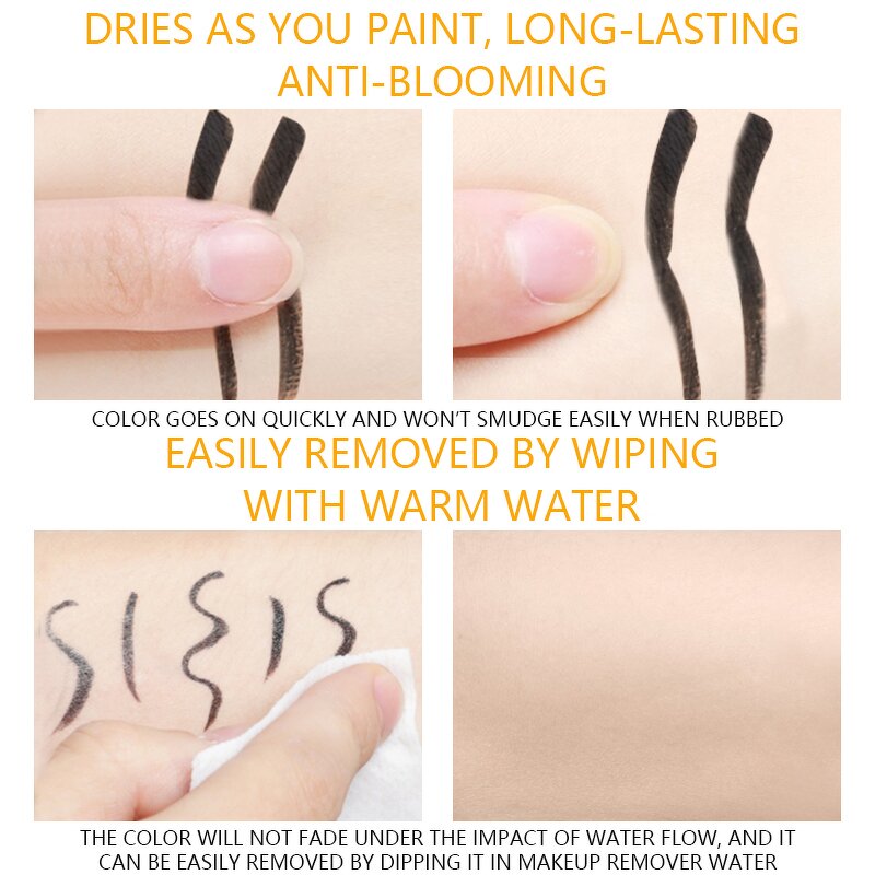 Liquid Eyeliner Manufacturer - OTJ 1ml Black Vegan Smudge-Proof Waterproof Popular