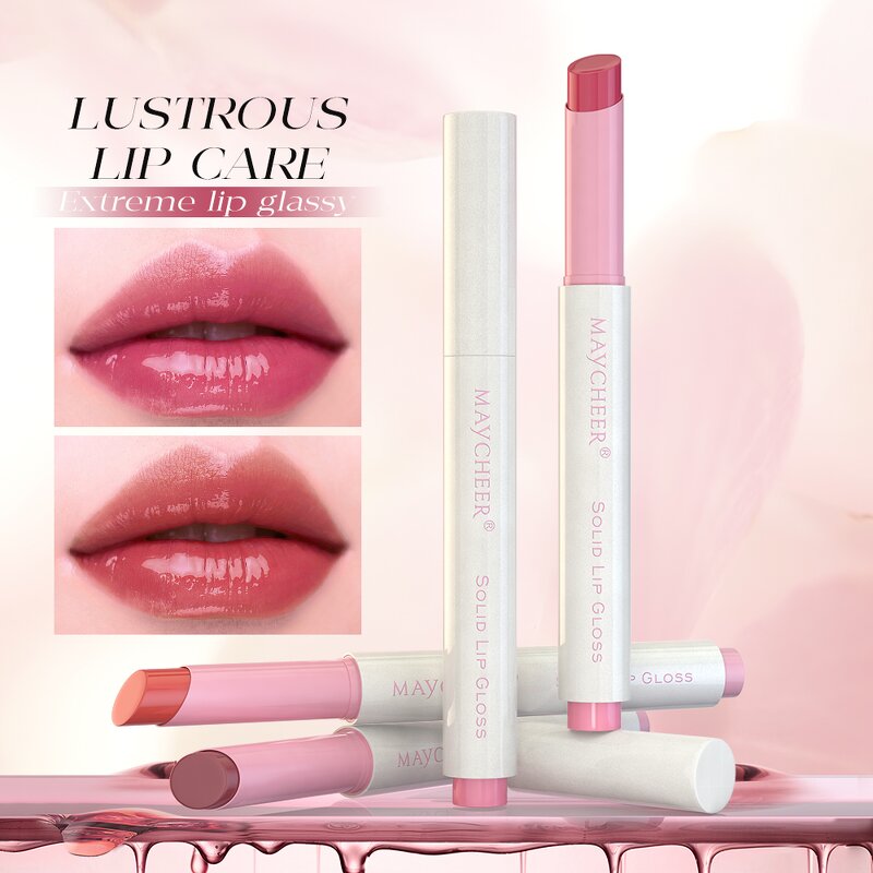 Lipstick Manufacturer - Maycheer 4 Color Press-on Solid Water-glow Moisturizing