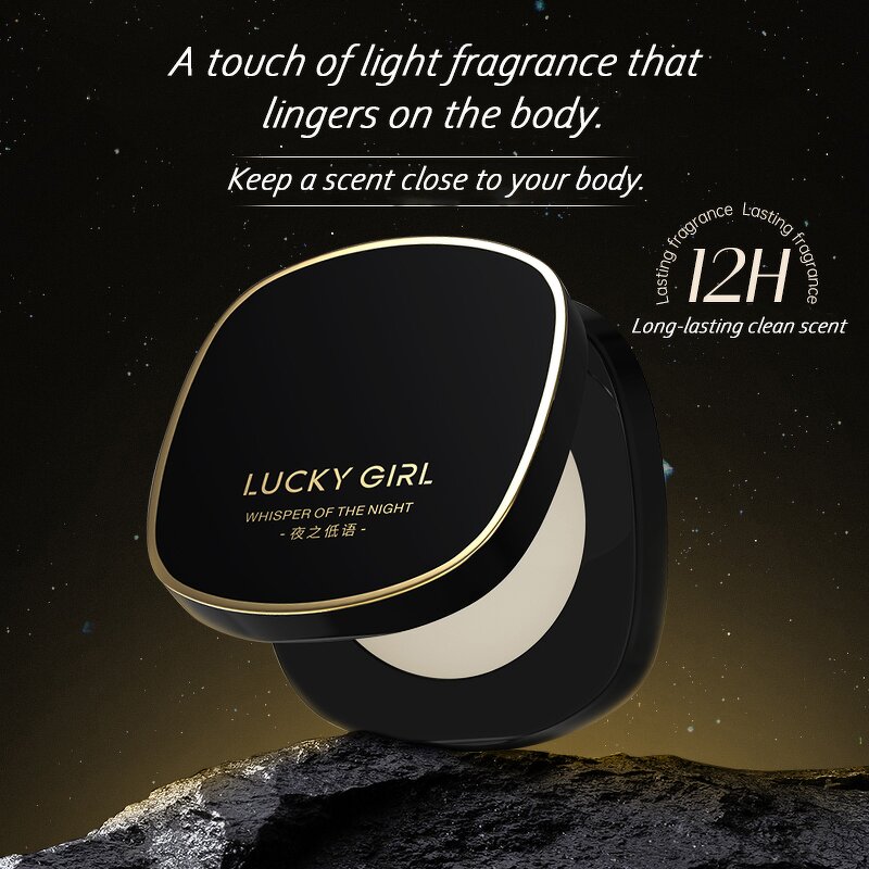 Solid Perfume Balm Manufacturer - Lucky Girl Portable 2 Scents Mild Long Lasting