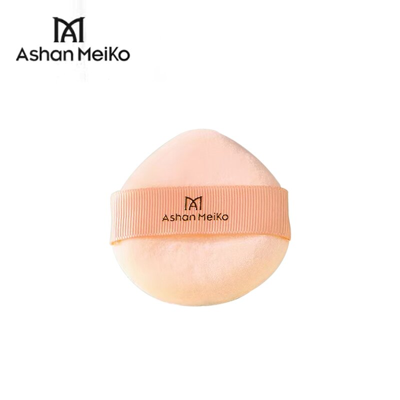 Powder Puff Manufacturer - ASHAN MEIKO Round Loose Powder Thick Soft Velour