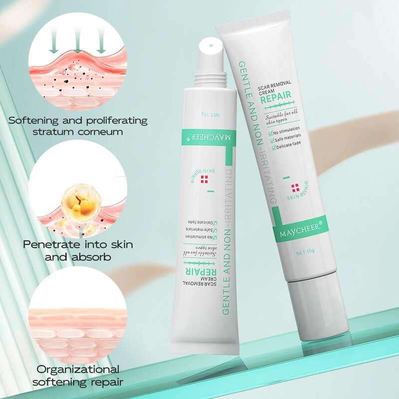 Scar Repair Cream Manufacturer - Maycheer 15ml Fade Body Scar Gel Factory Price