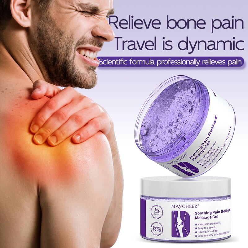 Joint Therapy Gel Manufacturer - Maycheer 100ml Pain Relief Purple Soothing