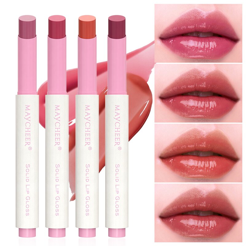 Lipstick Manufacturer - Maycheer 4 Color Press-on Solid Water-glow Moisturizing