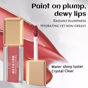 Lip Oil Manufacturer - GR 3 Color Moisturizing Plumper Hydrating Lip Pumping Gloss