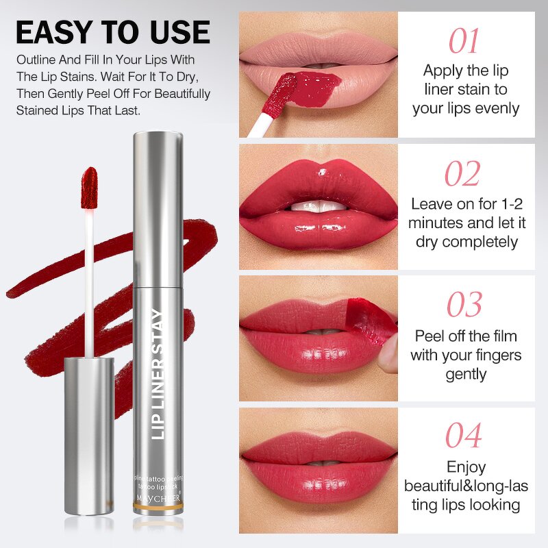 Lip Gloss Manufacturer - Maycheer Lip Mask Waterproof Long Lasting Peel Off Matte