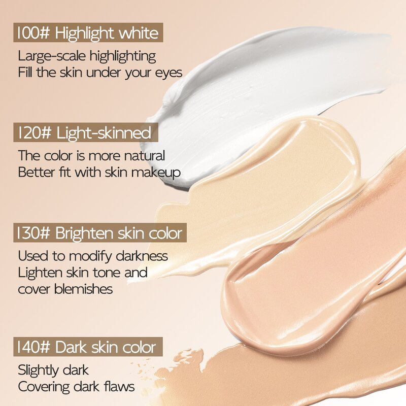 Concealer Manufacturer - Maycheer 4 Color Natural Organic Matte Full Coverage Vegan