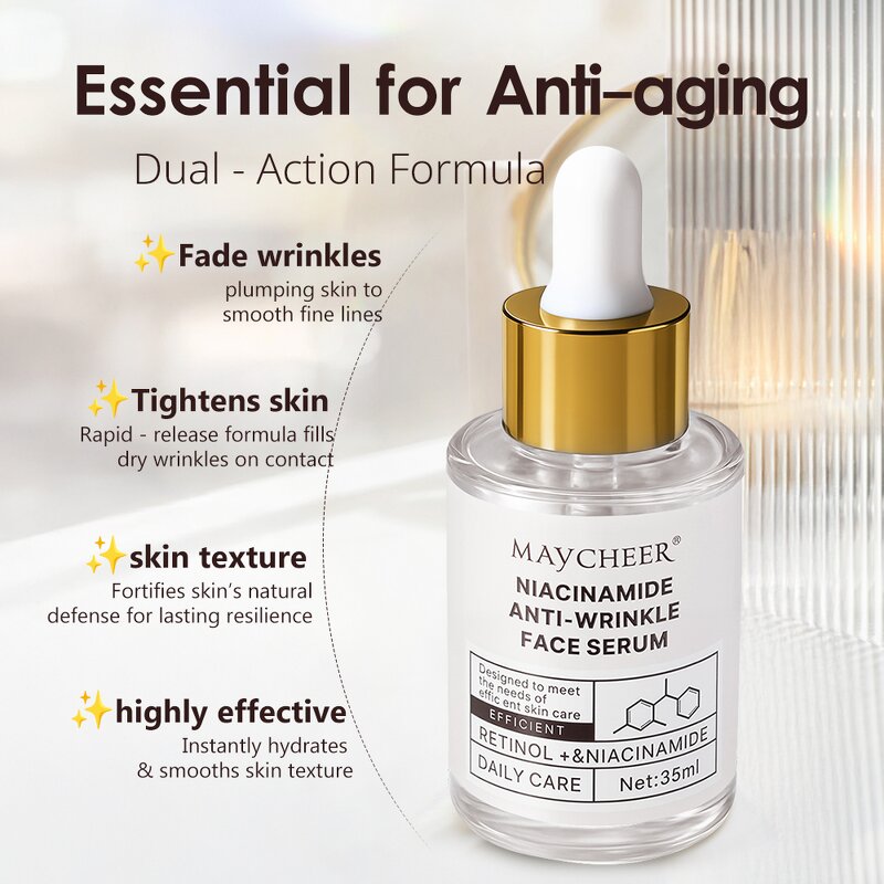 Face Serum Manufacturer - Maycheer Niacinamide 35ml Anti-Wrinkle Repair Barrier