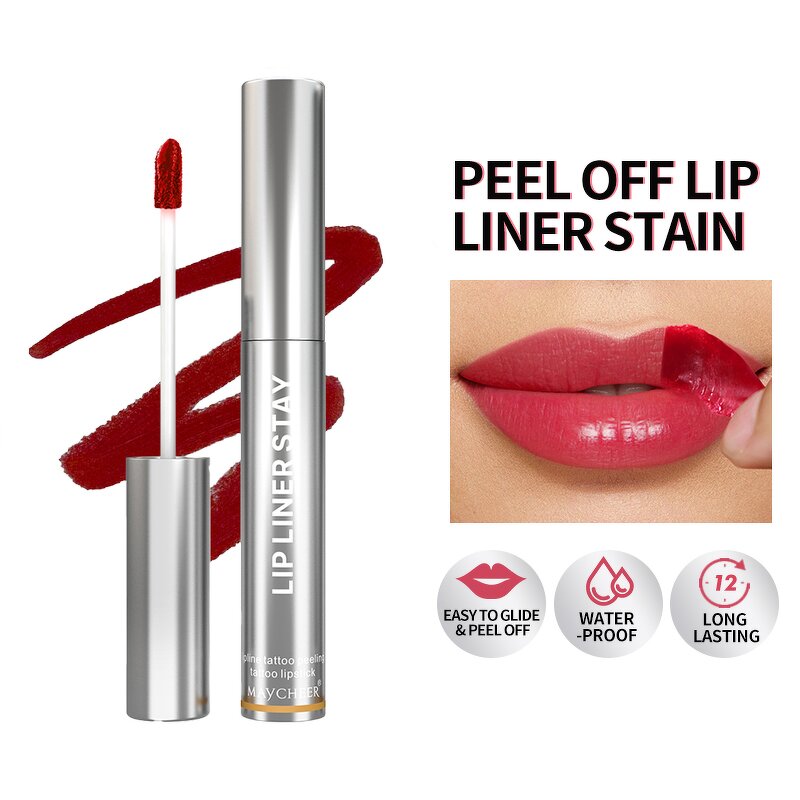 Lipstick Manufacturer - Maycheer 3 Color Peel Off Matte Velvet Waterproof Tear-Off