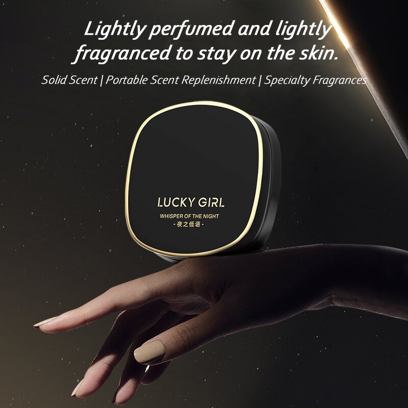 Solid Perfume Balm Manufacturer - Lucky Girl Portable 2 Scents Mild Long Lasting